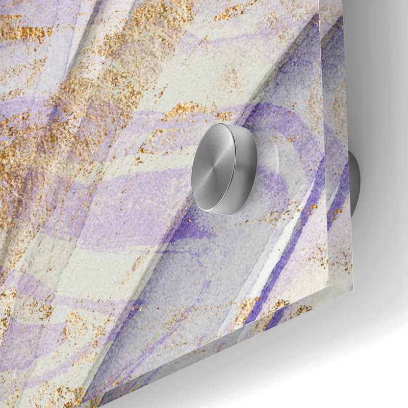 «Amethyst and Gold I» par Studio W, H 48 po x l 24 po