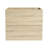 24" Wall Mounted Bathroom Vanity, Ceramic Sink, 2 Soft Close Drawers, Oak Color, Plywood Modern Connecting Oak, Amalgamating-128925642-128925641
