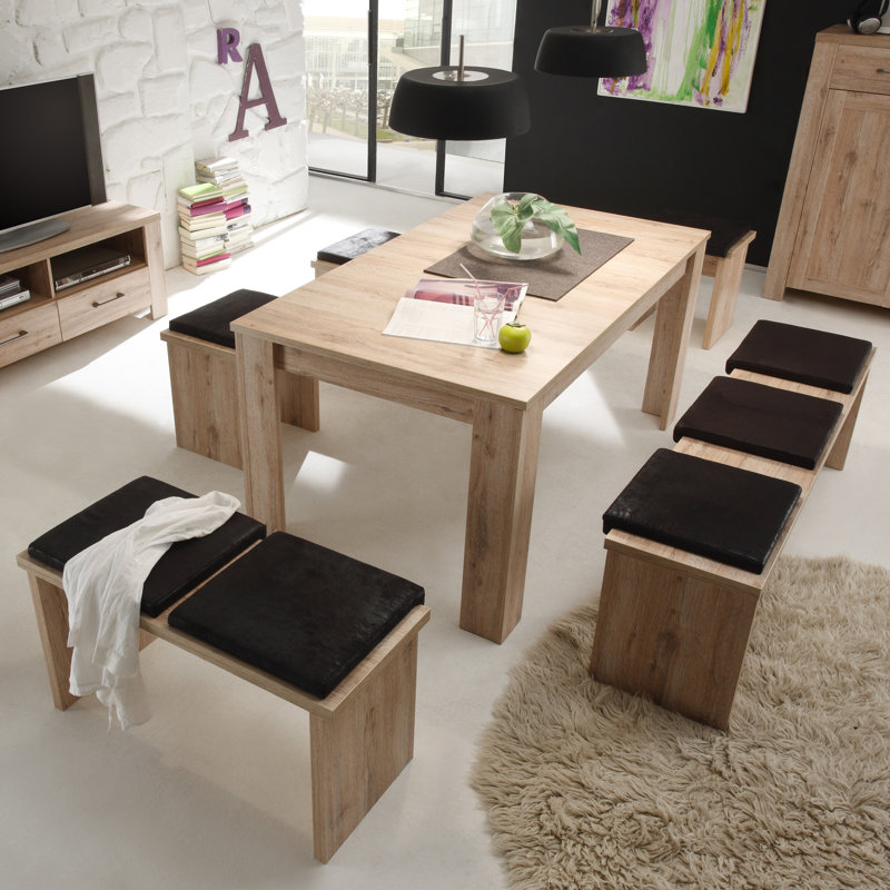 Shekhar Dining Table, Concrete, H78 x L180 x W90cm