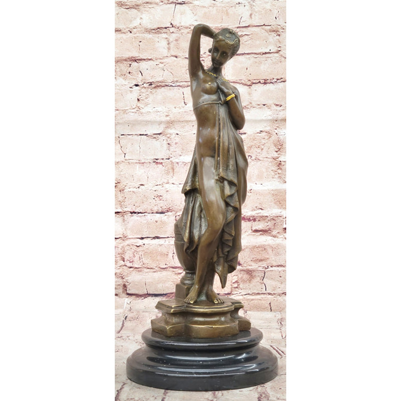 Statue PHYNE par Pradier - Sculpture en bronze antique