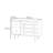 American-style modern minimalist sideboard