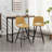 Porth Fabric Kitchen 28.25" Counter Height Stools, Set Of 2, Yellow-833705823