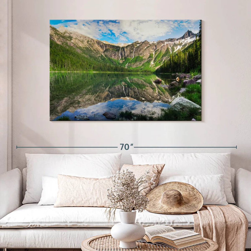 Alvord Enchanting Avalanche Lake, 32" H x 48" W