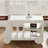 Modern White Side Table With Open Storage Small Side Table