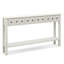 Canapé console Lark Manor ™ 60 po avec 4 tiroirs et tablette ouverte