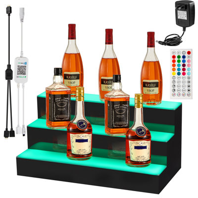 Ambrocio Tabletop Wine Bottle Rack in Black