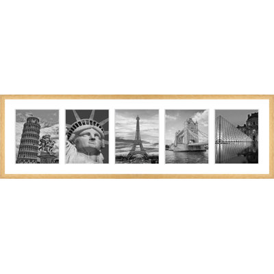 Laqueta Wood Picture Frame with Mat