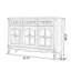 Buffet en bois de noyer massif-1313639355