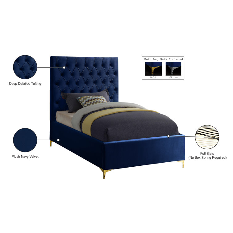 Dermott Upholstered Platform Bed
