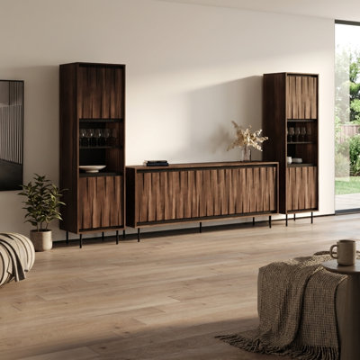 Meuble audio-vidéo Swing 116.4 "190 SB-BK-BK