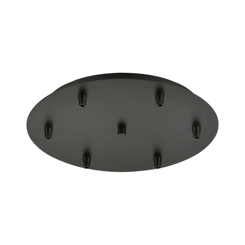 Auvent multi-port 6 lumières Berkley, Bronze huilé
