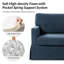 Ensemble de 2 fauteuils surdimensionnés avec repose-pieds avec repose-pieds Cario-131181472-131181473