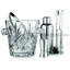 Dublin Crystal Ice Bucket & Bar Tool Set