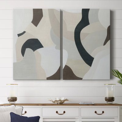 Shifting Neutrals I-Premium Gallery Wrapped Canvas -Ready to Hang