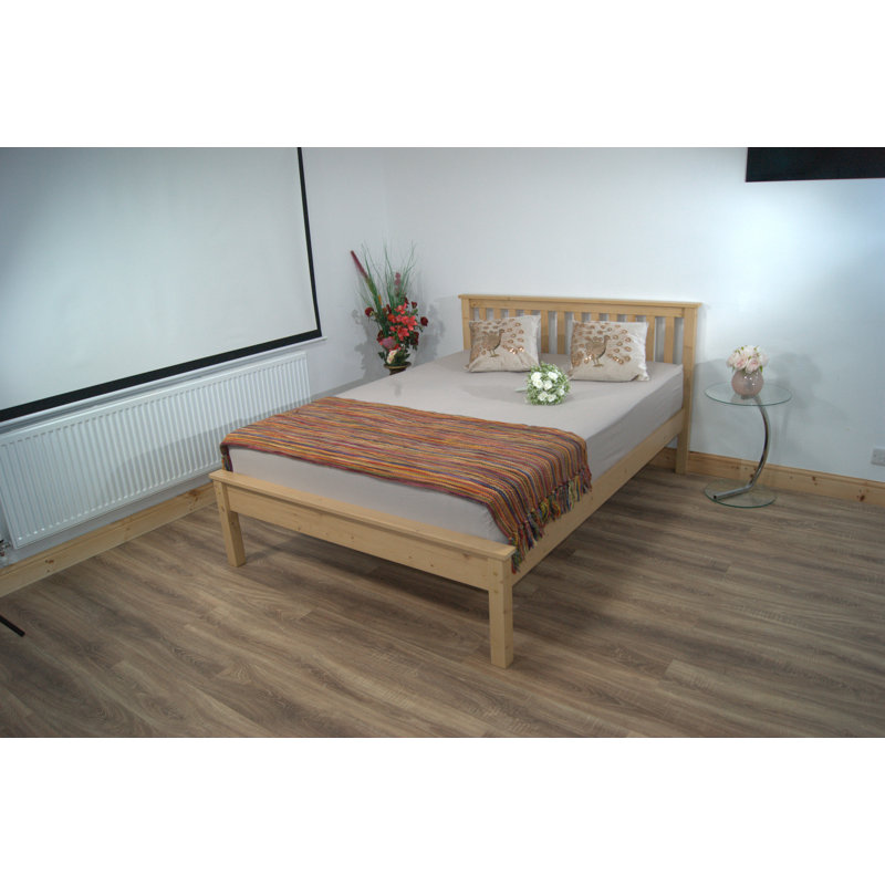 Wiltshire UV Waxed Pine Wooden Makenna Bed, Double (4'6)