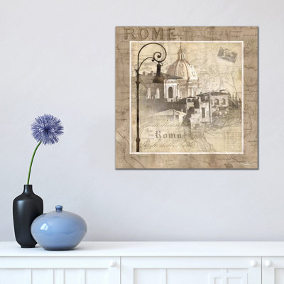 When In Rome by Keith Mallett - Wrapped Canvas Print