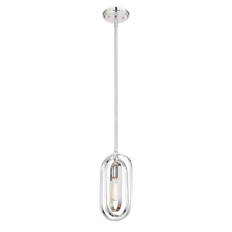 Luminaire suspendu géométrique à 1 lumière Braziel