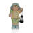 17"H Boy Holding Lantern Solar Statue with LED Lights