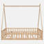 Lit double en forme de tente avec garde-corps, lattes, porte, naturel-2145649351-2130984574