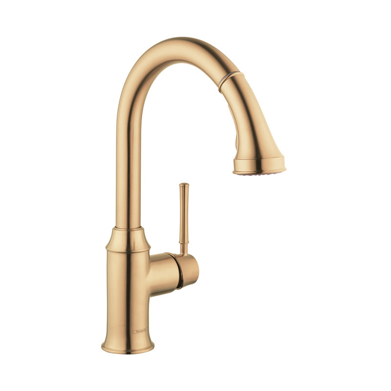 Talis C Single Handle Kitchen Faucet, 1.75 GPM, Brushed Bronze