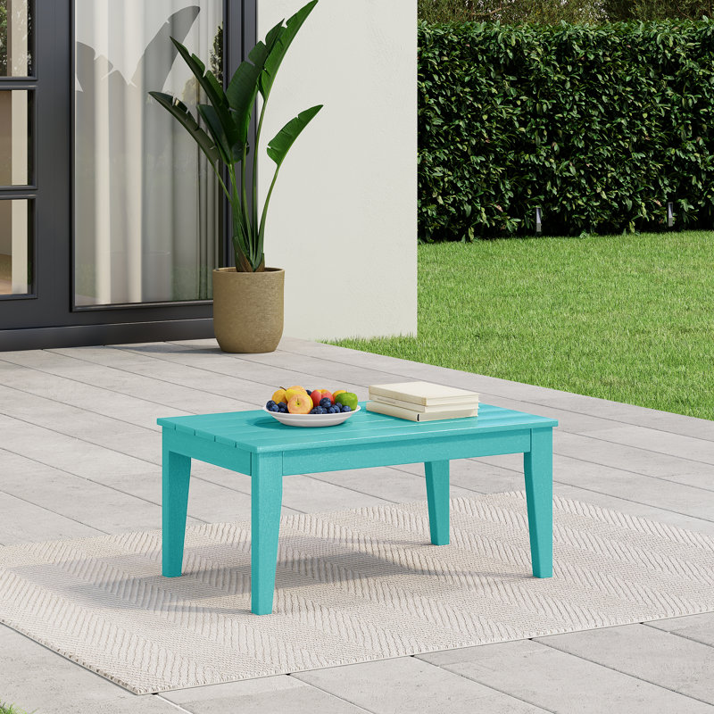 Table basse Laguna, Sarcelle