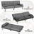 Abbigale 65.8'' Faux Leather Reclining Sofa Bed-326507204