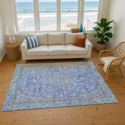Premium Machine Washable Baford AMF1651 Global Rug