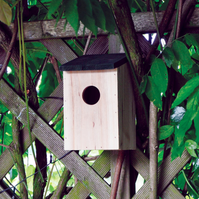 Wood Bird Nesting Box Hanging Birdhouse