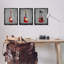 Ensemble de cadres flottants 3 pièces Red Guitars, par Mark Rogan-1064498378-1064498381