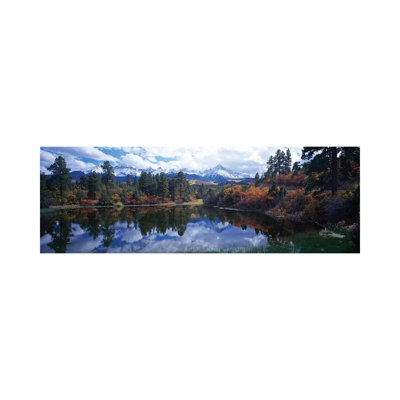 Reflection Of Clouds In Water, San Juan Mountains, Colorado, USA by Panoramic Images - Wrapped Canvas Panoramic Print