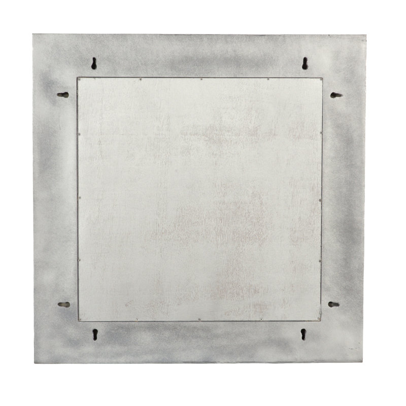 Splotch Beveled Accent Mirror, Silver