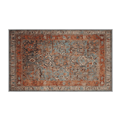 Machine Washable Brown Area Rug
