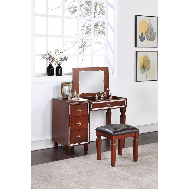 Cutshaw Vanity, Cherry