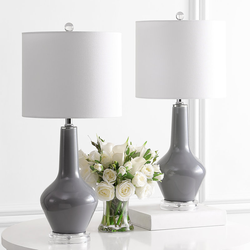 Chirag Table Lamp, Gray