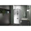 Whiston Pivot Shower Door with Return Panel for Corner Enclosure 36 In. x 36 In. x 74-7/8 In.