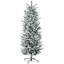 Arbre de Noël artificiel enneigé 6 pi de haut