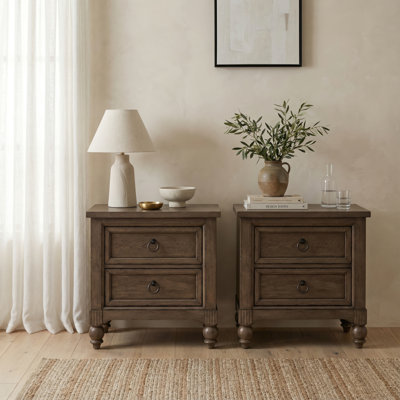 Aisja Two Nightstands Set