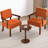 Aronas Upholstered Armchair With Solid Wood-910972771