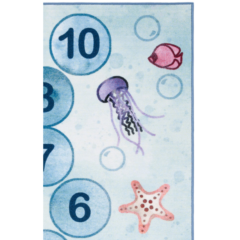 Kids Playhouse 200 Performance Machine Washable Rug, Rectangle 5'5" x 7'7"