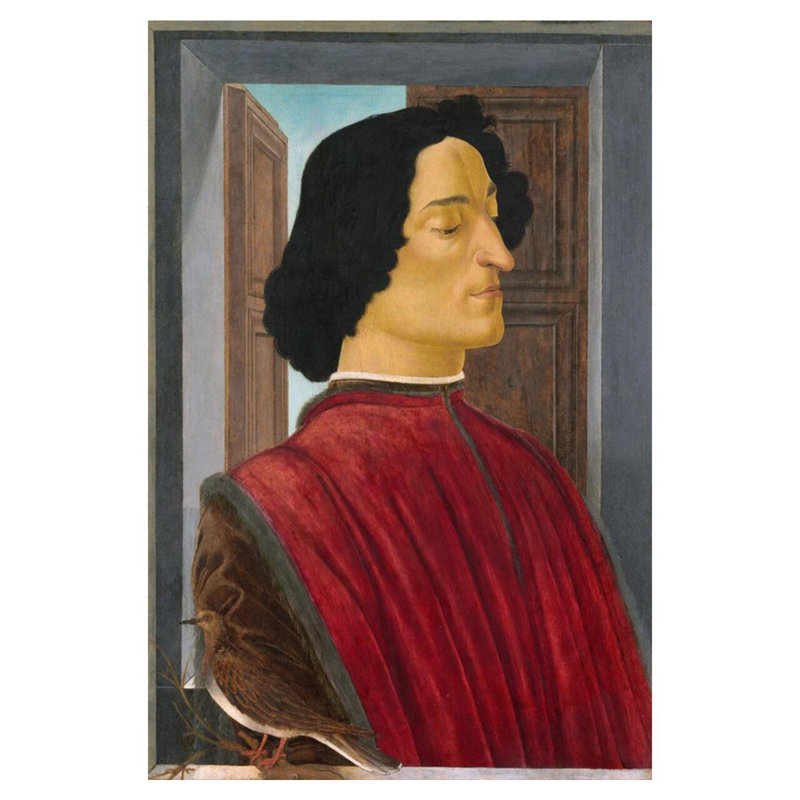 Giuliano de' Medici by Sandro Botticelli - Giclee Print, 40" H x 32" W
