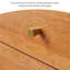 Classeur simple et durable en bois d'hévéa
