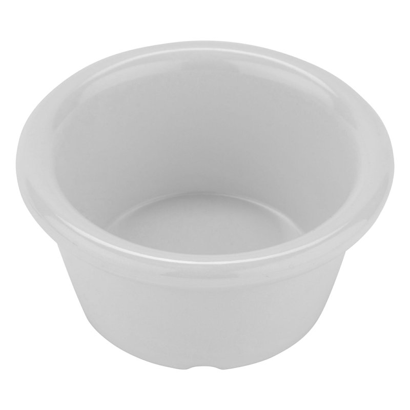 G.E.T. Melamine 12 Piece Ramekin / Soufflé Dish Bakeware Set, White