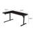 Monaye L-Shaped Steel Computer Desk