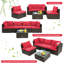 Ensemble de meubles de patio en rotin 5 pièces Patiojoy-862134716
