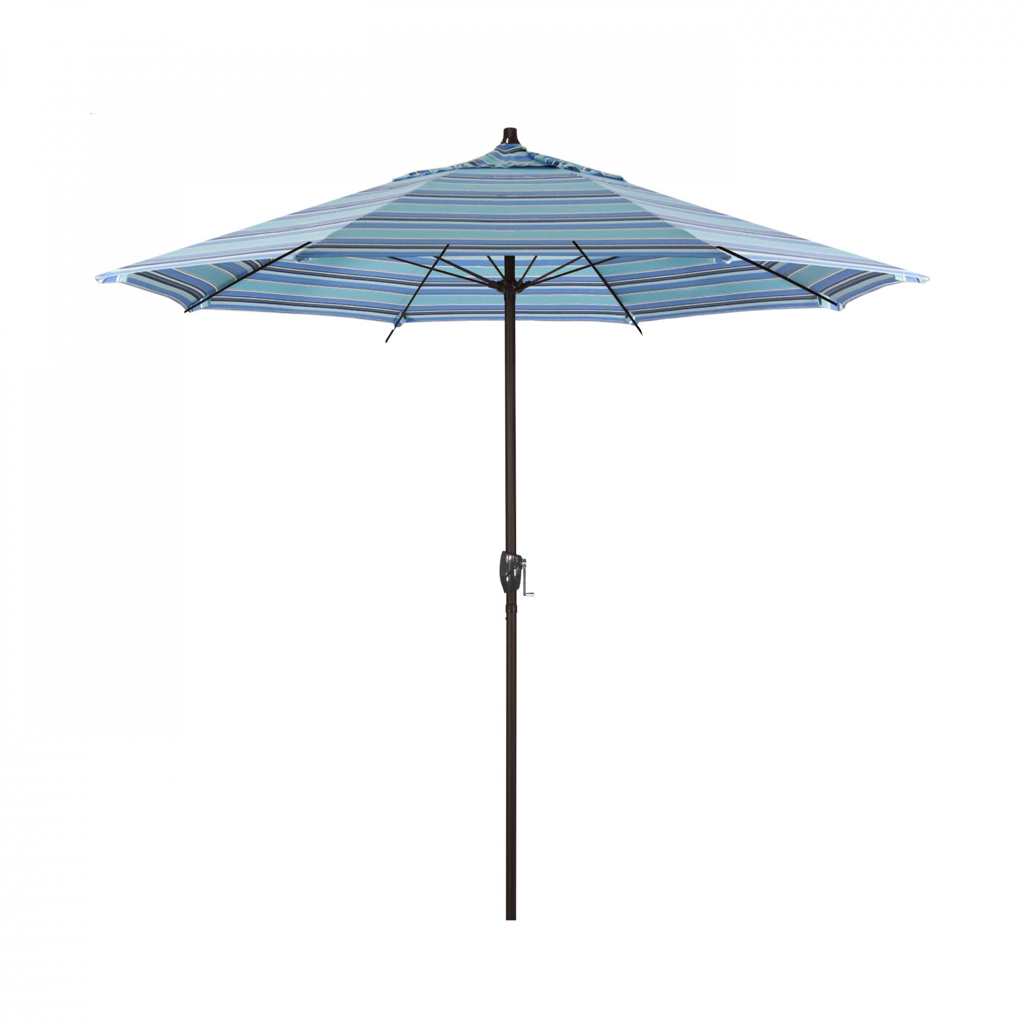 Gino 7.5' Market Sunbrella Umbrella, Dolce Oasis Stripe Sunbrella®