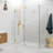 Illume 58 in. x 34 in. x 78 in. 90-degree Fully Frameless Wall Hinged Glass Shower Enclosure-90628610