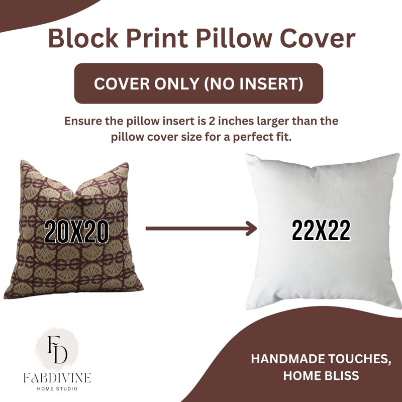 Pillow Cover, Square, 20"H x 20"W, Red Floral