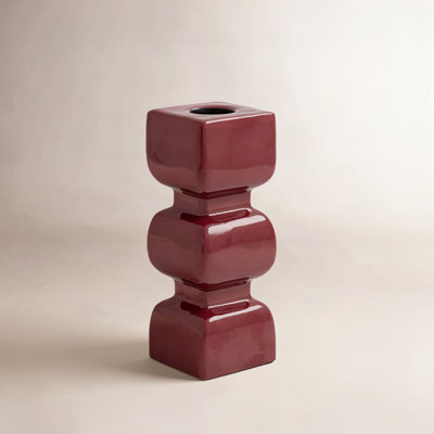 Enameled Aluminum Taper Candle Holder