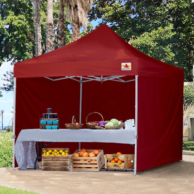 Commercial 10 ft. W x 10 ft. D Instant Shade Pop-Up Canopy The Pop Up Canopies