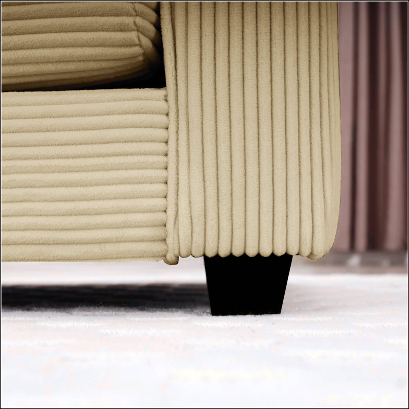 Canapé surdimensionné à coussin modulaire, Tanné
